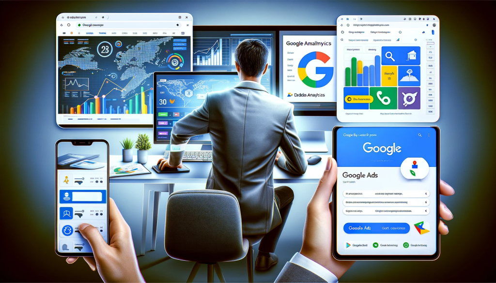 Google tarjoaa kattavia Googlen työkaluja yritysten käyttöön. Esimerkiksi Google Analytics, Google Search Console, Google  Workspace, Google Ads yms.